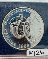 1983 Canada Dollar-(Universiade-Edmonton) BU - PL