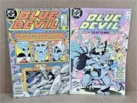 1986 March & Nov Blue Devil Comic Books