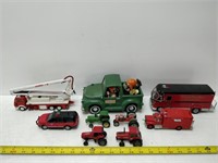 fire and farm vehicles