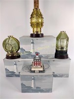 (4) Harbour Lights lighthouse figurines w/boxes
