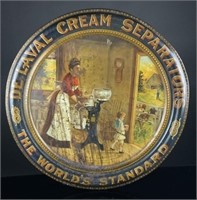 1900's  De Laval Cream Separators Tin Sign