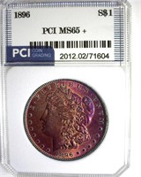 1896 Morgan PCI MS65+ Great Color