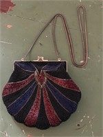Vintage Czech Style Beaded Evening Bag