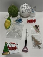 Lot of different style tree ornaments