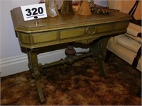 PAINTED VICTORIAN LAMP TABLE