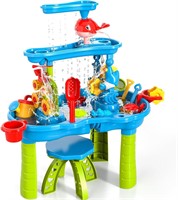 USED-3-Tier Kids Water Sand Table Toy