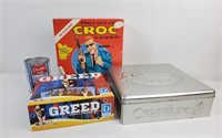 Jeux de société dont Croc, Greed & Cranium