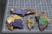 Azurite/ Malachite Crystal Specimens, 14oz