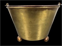 3 Footed Metal Pot with Handle