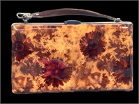 Angelina Patent Floral Handbag