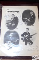 Troubodours Autographs