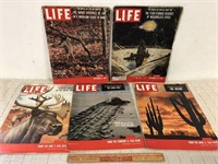 1954 LIFE MAGAZINES- WILDLIFE & SPACE