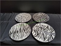 American Atelier Serengeti 8" Plates, #5246, 4pc