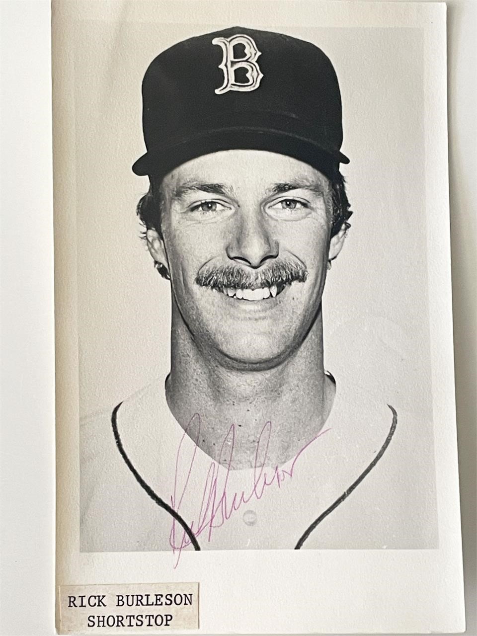 Boston Red Sox Rick Burleson signed photo