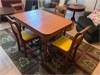 Vintage table & 4 chairs