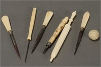 Collection of Bone Sewing Implements,