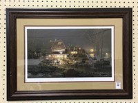 Framed Terry Redlin Print-