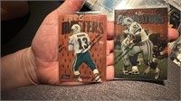 2 Cards Topps Lot: Marino Masters and Barry Sander