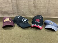 Caps. Assorted styles and colors