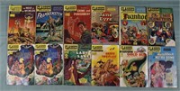 12 Classics Illustrated Golden Age comic books inc