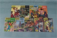 9 Classics Illustrated Golden Age comic books incl