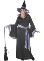 Adult Plus Incantasia the Glamour Witch Costume Ca