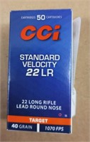 CCI STANDARD VELOCITY 22LR 50 ROUNDS