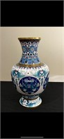 large vintage big Chinese cloisonné vase .High :39