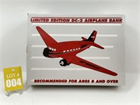 CASE Limited Edition DC-3 Airplane Bank