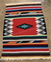 Vtg Southwestern Blanket 5x7ft