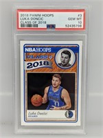 2018 NBA Hoops Class of 2018 Luka Doncic RC PSA 10