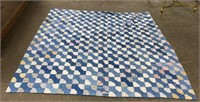 Blue & White Old Queen Quilt