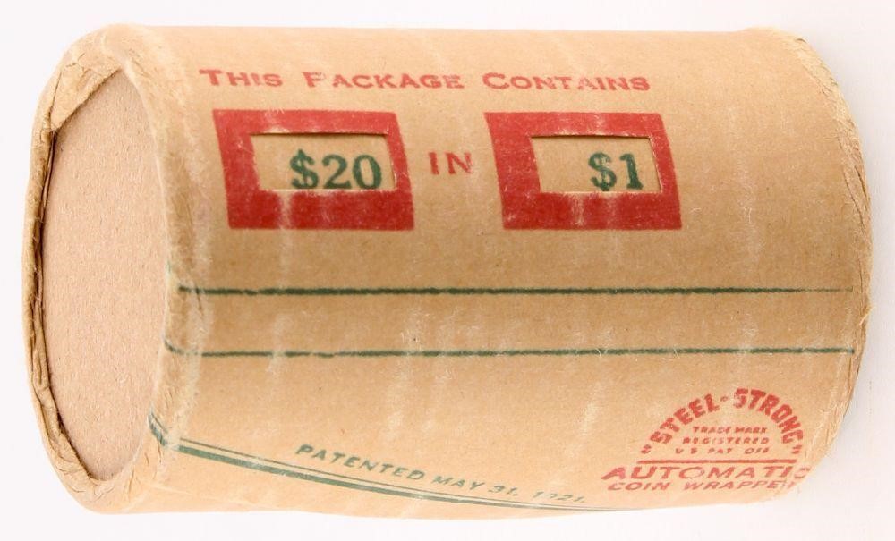 Roll of 20 Coins - 1921-D Morgan Dollar BU