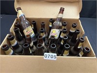 Vintage Beer Case w/ Bottles