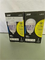 7 CT  LED LIGHT BUG ZAPPER & BULB