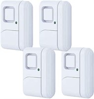 4-Pack GE Personal Security Window and Door Alarm