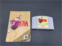 Legend of Zelda Nintendo 64 N64 Game & Manual