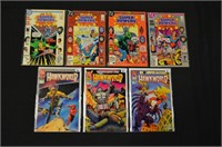 #1-4 DC SUPER POWERS & #1-3 HAWKWORLD COMICS