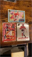 Patrick Mahomes lot of 3 cards zenith and donruss