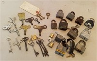 Locks-Skeleton Keys-Clock Keys