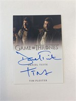 Game of Thrones signed card