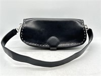Beautiful Black Leather Shoulder Bag