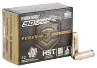 Federal P30HST1S Premium Personal Defense 30 Super