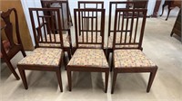 Set of Six Mahogany Chairs
