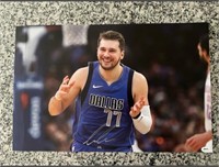 Luka Doncic Signed 11x17 w/COA