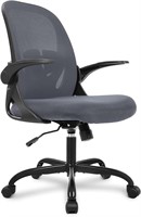 Primy Ergonomic Desk Chair  Adjustable  Dark Gray