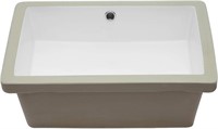 Sarlai 20x14 Undermount Bathroom Sink  White