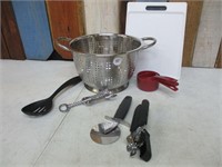 Stainless Steel Colander, Utensils + More