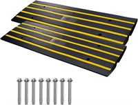 VEVOR 2 Pack Rubber Curb Ramps  2.5 Inch High