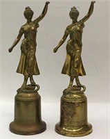 Pair Of Brass Figures